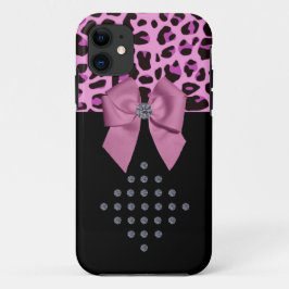 Leopard Print und Diamonds Case-Mate iPhone Hülle