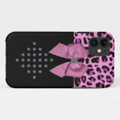 Leopard Print und Diamonds Case-Mate iPhone Hülle (Rückseite (Horizontal))