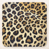Leopard Print Untersetzer (Vorderseite)