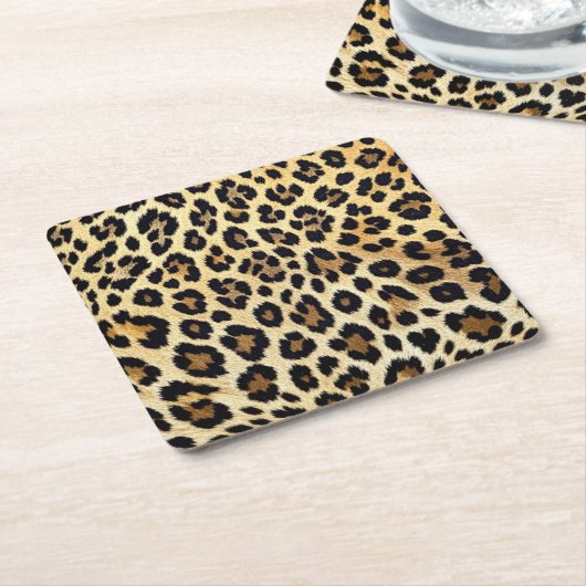 Leopard Print Untersetzer (angewinkelt)