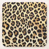Leopard Print Untersetzer (Vorderseite)