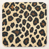 Leopard Print Untersetzer (Vorderseite)