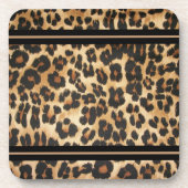 Leopard Print Untersetzer Set (Vorderseite)