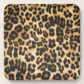 Leopard Print Untersetzer Set (Vorderseite)