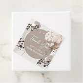 Leopard Print Vielen Dank Geschenkanhänger (Beispiel)