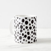 Leopard Print Vintag Nahtlos Design Kaffeetasse (Vorderseite Links)