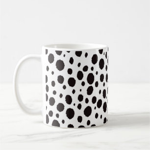 Leopard Print Vintag Nahtlos Design Kaffeetasse