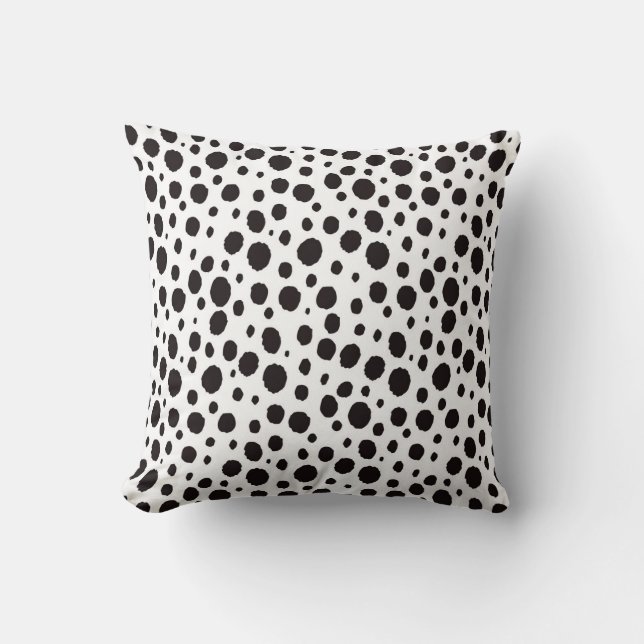 Leopard Print Vintag Nahtlos Design Kissen (Vorderseite)