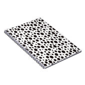 Leopard Print Vintag Nahtlos Design Notizblock (Rechte Seite)