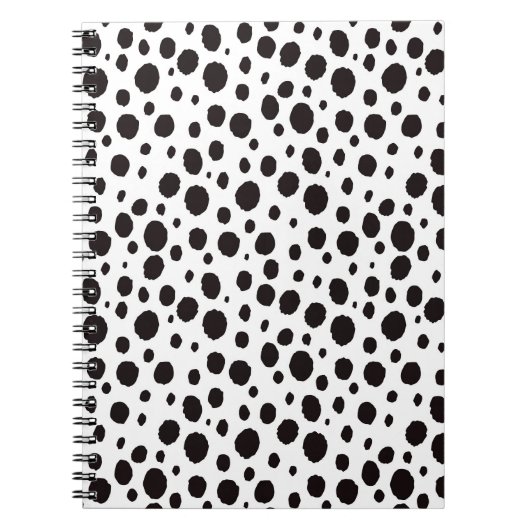 Leopard Print Vintag Nahtlos Design Notizblock (Vorderseite)