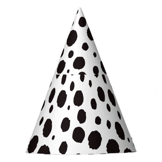 Leopard Print Vintag Nahtlos Design Partyhütchen (Vorderseite)