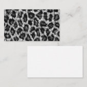 Leopard Print Visitenkarte (Vorne/Hinten)