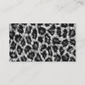 Leopard Print Visitenkarte (Vorderseite)