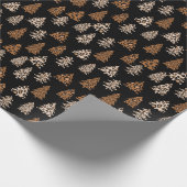Leopard Print Weihnachtsverpackung Geschenkpapier (Ecke)