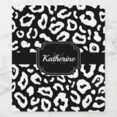 Leopard Print Weinetikett (Einzelnes Label)