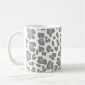 Leopard Print White and Grau Kaffeetasse (Links)