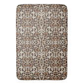 Leopard Print Wild Animal Badematte (Vorderseite Vertikal)