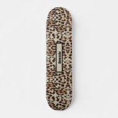 Leopard Print Wild Animal Custom Skateboard (Vorne)