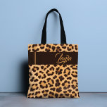 Leopard Print Wild Girly Muster Personalisiert Nam Tasche<br><div class="desc">Dieses moderne Design zeichnet sich durch ein leopardenes Druckmuster mit Ihrem personalisierten Namen aus. Personalisieren Sie diese,  indem Sie den Text in dem dafür vorgesehenen Textfeld bearbeiten. #leopard #leopardprint #wild #animal #fashion #modionable #style #stylish #accessoires #handbags #handbags #Tasche #Tasche #bags #gift #giftsforher #girlitys #personalizedgifts #feminine #trendy #chic #name #name</div>