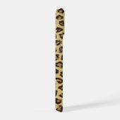 Leopard Print Wildlife Pattern iPhone 15 Hülle (Rechte Seite)