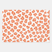 Leopard Print Yellow Orange Green Chic Spaß Geschenkpapier Set (Vorderseite 2)