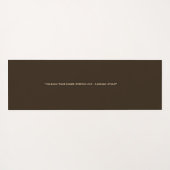 Leopard Print Yoga Mat Yogamatte (Rückseite (Horizontal))