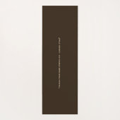 Leopard Print Yoga Mat Yogamatte (Rückseite)