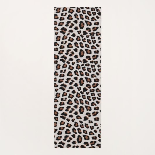 Leopard Print Yogamatte (Rückseite)
