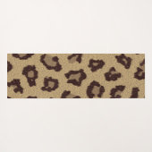 Leopard Print Yogamatte (Rückseite (Horizontal))