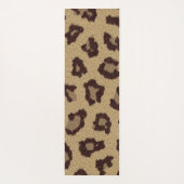 Leopard Print Yogamatte (Rückseite)