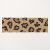 Leopard Print Yogamatte (Vorderseite (Horizontal))