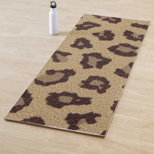 Leopard Print Yogamatte (Beispiel)