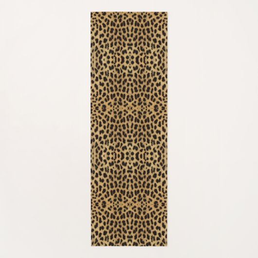 Leopard Print Yogamatte (Vorderseite)