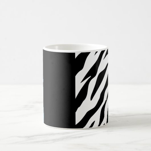 Leopard Print, Zebra Print, Animal Print, Blue Kaffeetasse (Mittel)