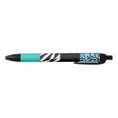 Leopard Print, Zebra Print, Animal Print, Blue Kugelschreiber (Unterseite)