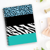 Leopard Print, Zebra Print, Animal Print, Blue Planer