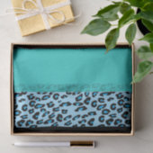 Leopard Print, Zebra Print, Animal Print, Blue Seidenpapier (Geschenk)
