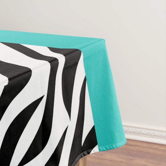 Leopard Print, Zebra Print, Animal Print, Blue Tischdecke (Beispiel)