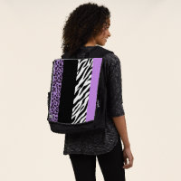 Leopard Print, Zebra Print, Animal Print, Purple