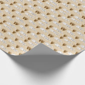 Leopard Print: Zeitloses Muster. Geschenkpapier (Ecke)