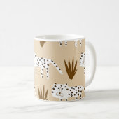 Leopard Print: Zeitloses Muster. Kaffeetasse (VorderseiteRechts)