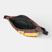 Leopard Print Zickzack Bauchtasche (Offen)