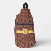Leopard Print Zickzack Crossbody Bag (Vorderseite)