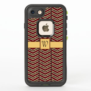 Leopard Print Zickzack Lifeproof Case
