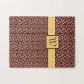 Leopard Print Zickzack Puzzle (Horizontal)