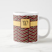 Leopard Print Zickzack Specialty Tasse (Rechts)