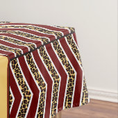 Leopard Print Zickzack Tableclout Tischdecke (Beispiel)
