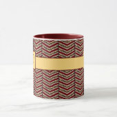 Leopard Print Zickzack Tasse (Zentrum)