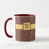 Leopard Print Zickzack Tasse (Links)