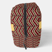 Leopard Print Zickzack Waschbeutel (Rechts)